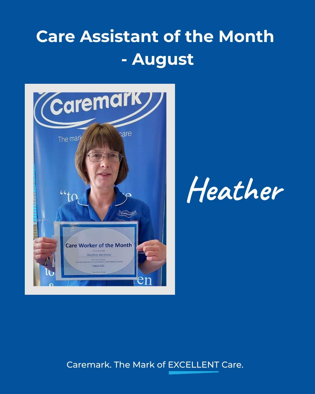 September newsletter-Care Assistant of the Month